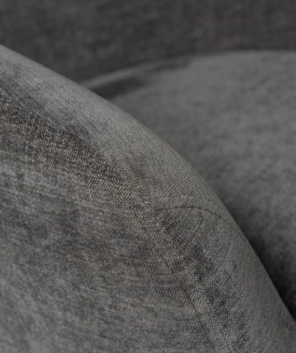 Butaca Bolonia gris oscuro 360º 73x98cm