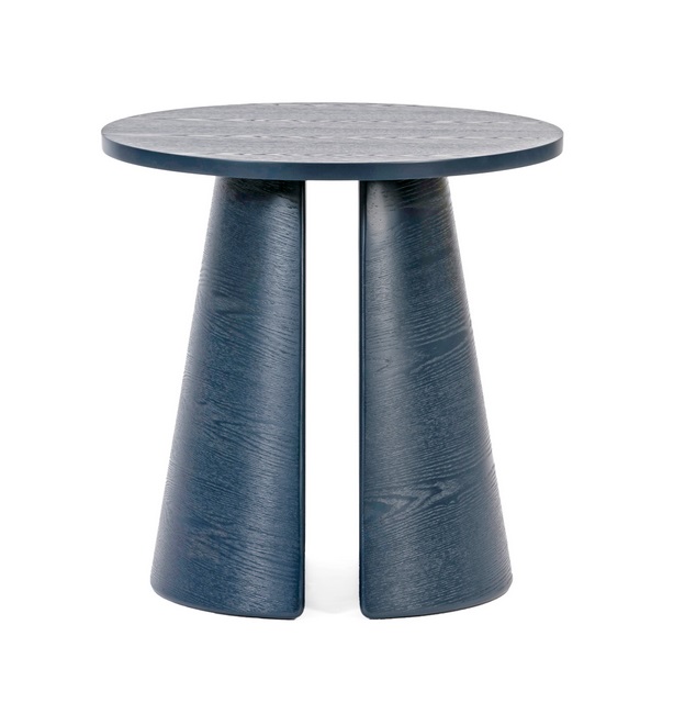 Cep mesa de rincon redonda fresno azul 50