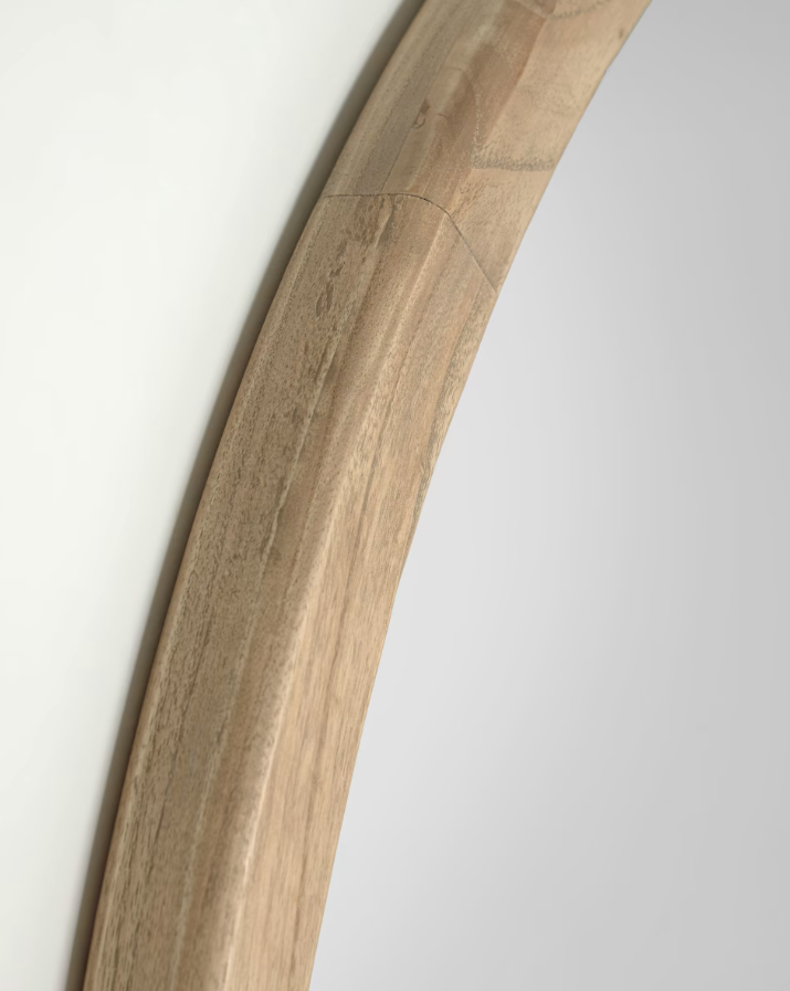 Espejo Mascate madera maciza mindi 80cm