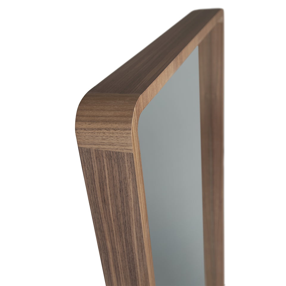 Espejo de pie con marco madera de nogal 190x60cm