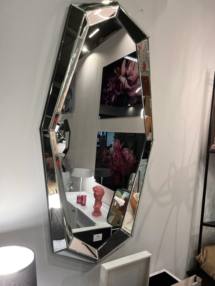 Espejo ovalado geometrico moderno 120x60cm