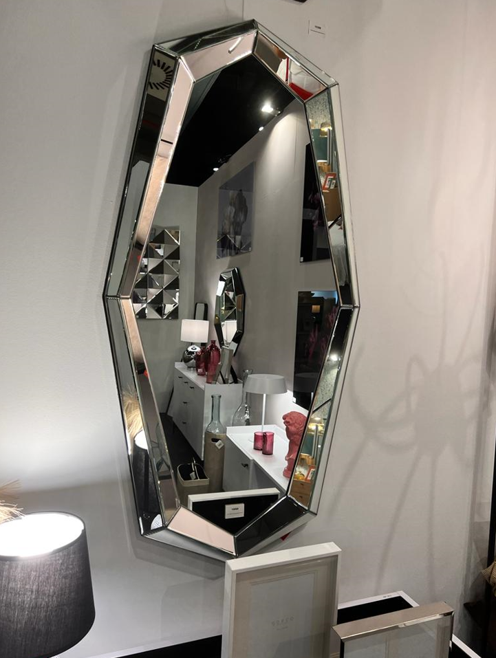 Espejo ovalado geometrico moderno 120x60cm