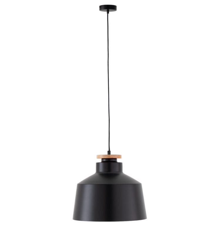 Lámpara Artana en aluminio color negro