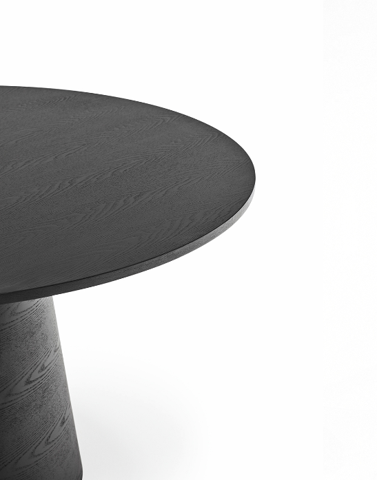 Cep mesa redonda comedor fresno negro 157 cm