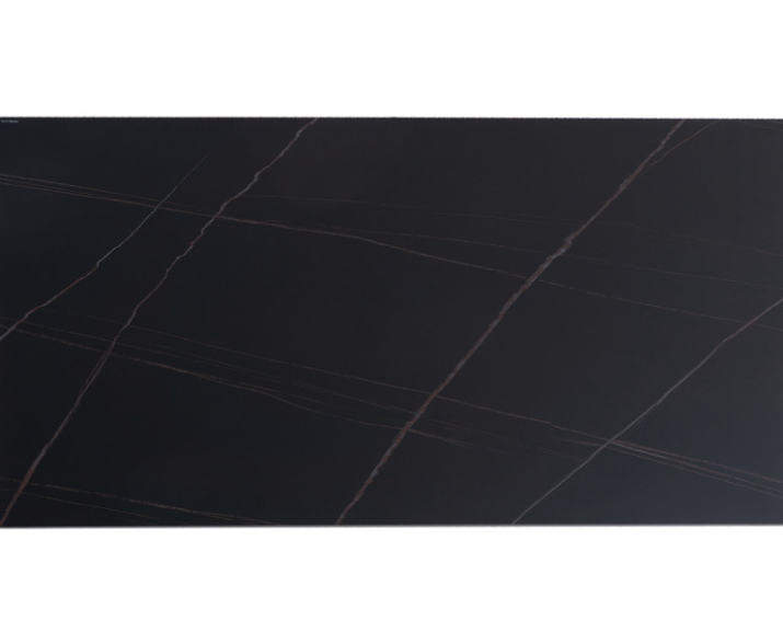 Mesa extensible Tamara porcelánico negro 160/240x90 cm