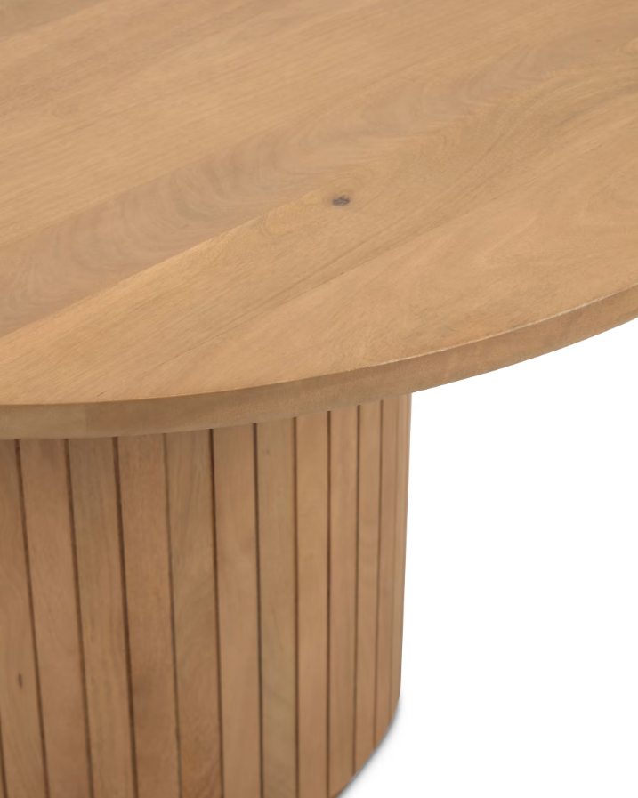 Mesa de comedor London madera maciza de mango 120cm