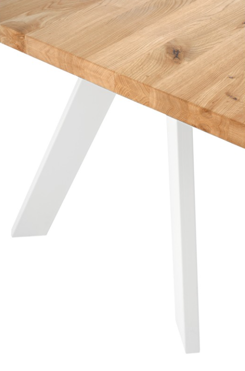Mesa de comedor Lucia madera roble blanco 220cm