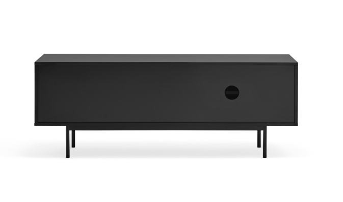 Mueble TV sierra negro 140 cm