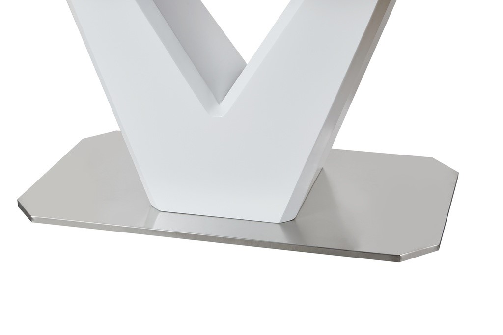 Mesa extensible Vivaz blanca 160-200x90x76cm