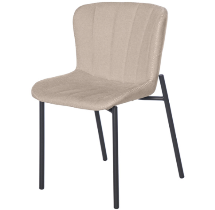 Silla Gianna tapizado beige