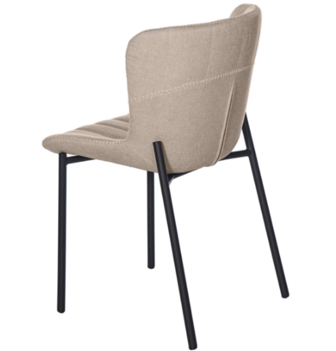 Silla Gianna tapizado beige