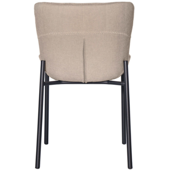 Silla Gianna tapizado beige