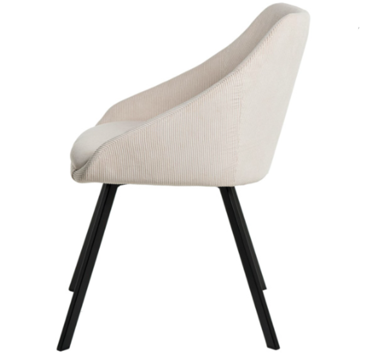 Silla Macie tapizado beige