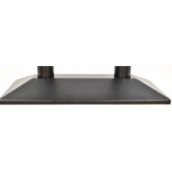 Base rectangular de plato de hierro negro 110cm