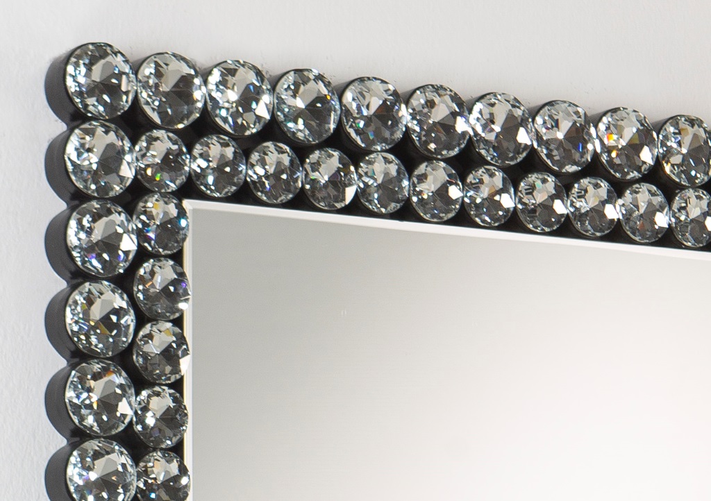 Espejo rectangular diamantes 120x80