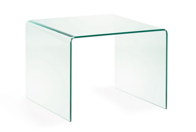 Set 2 mesas de centro cristal templado