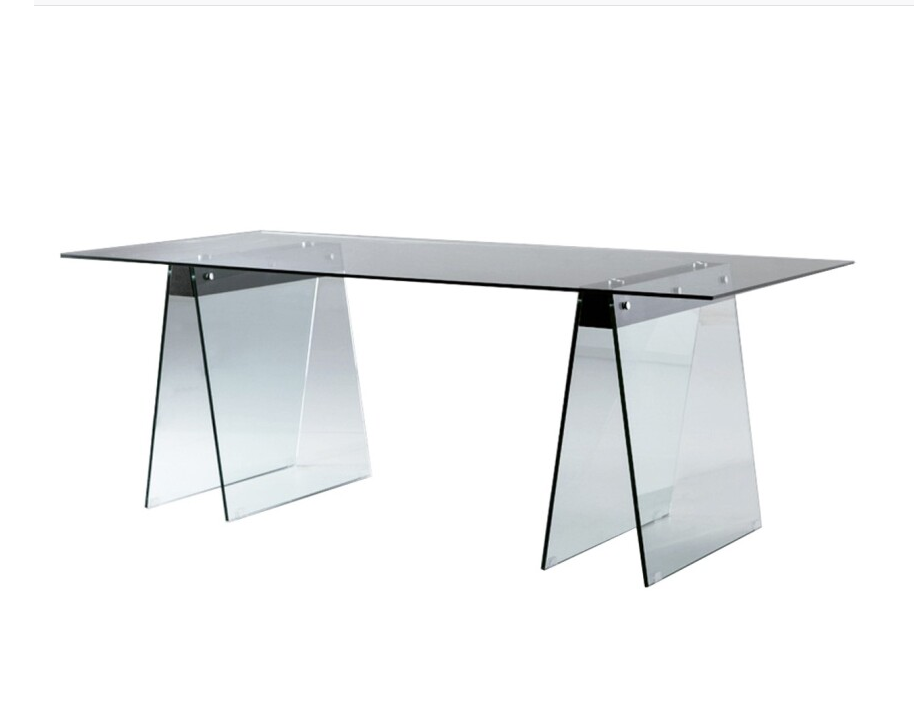Mesa escritorio Sidney cristal madera 180x90 DT-808