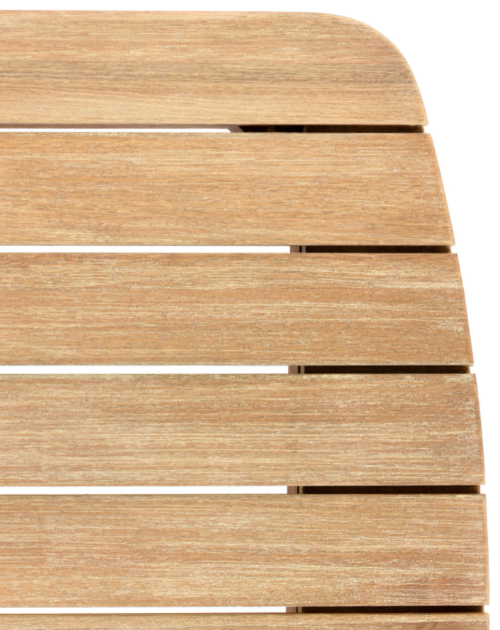 Mesa Malaga madera maciza de eucalipto 90x90 cm