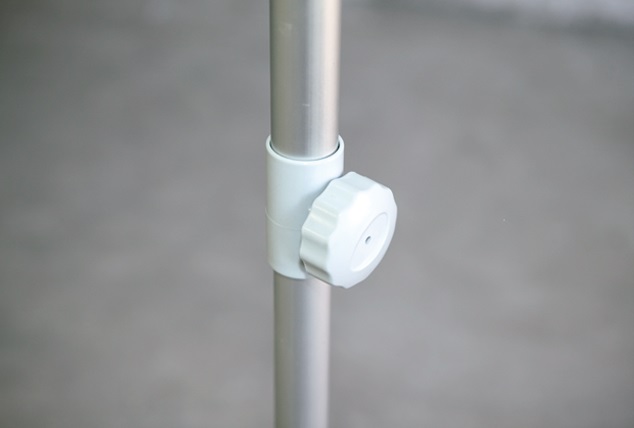 Parasol aluminio inclinable push-up 250cm
