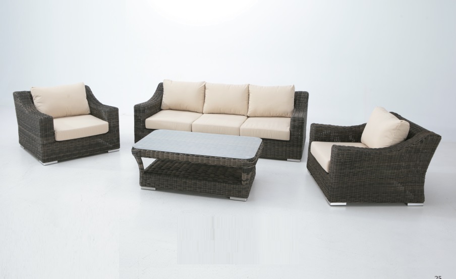Set sofas terraza Torino luxe