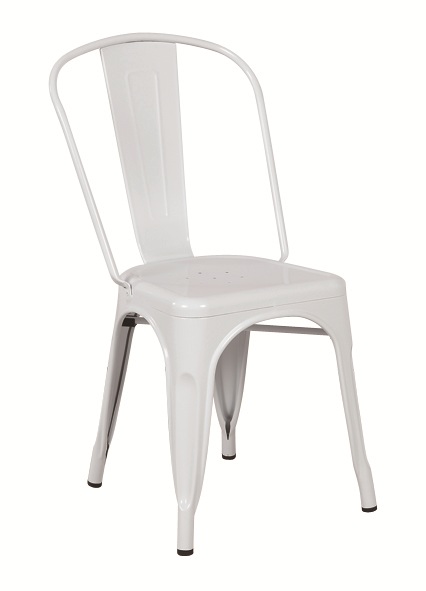 Silla Tolix A Chair metalica blanca