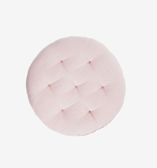 Cojín Marisa 100% algodón orgánico rosa 35cm