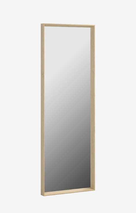 Espejo en madera con acabado nogal 52x152cm