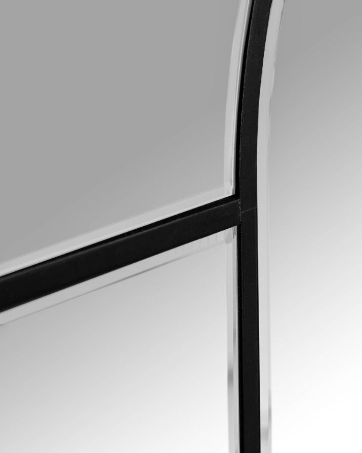 Espejo de pie MDF negro 88x165cm