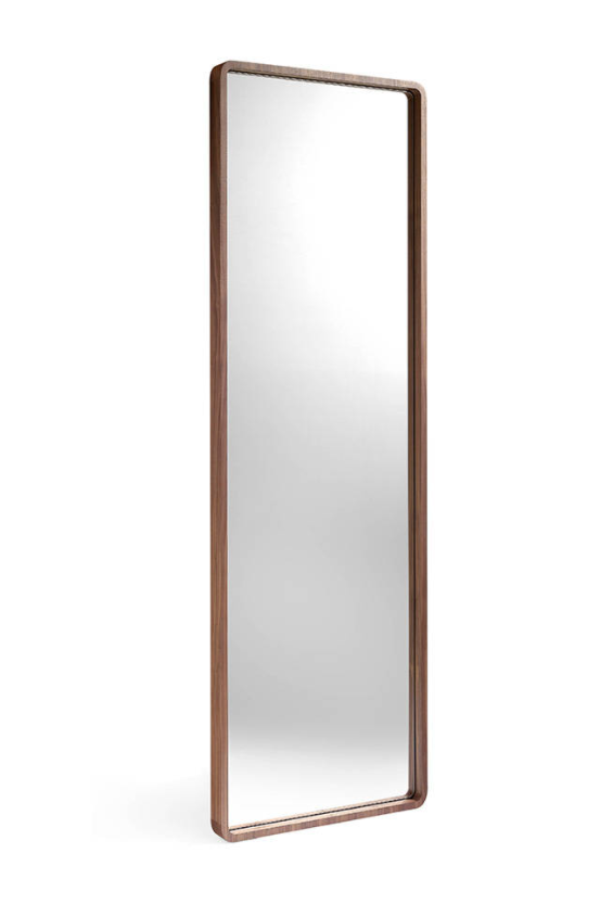 Espejo de pie Amira marco madera nogal 190x60cm