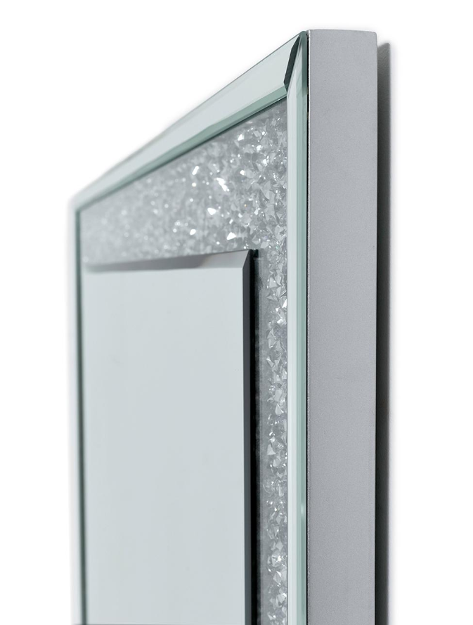 Espejo rectangular resina cristalitos 120x100cm