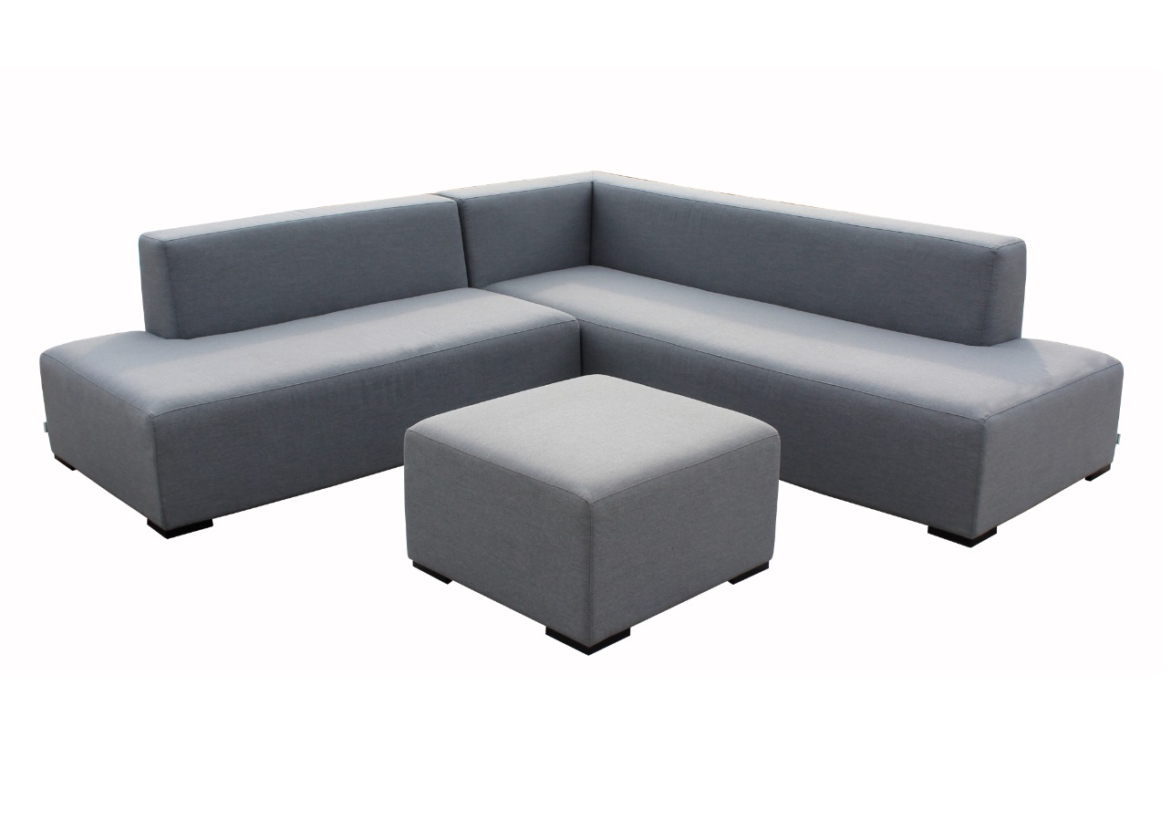 Lounge IOS sofa terraza tapizado gris