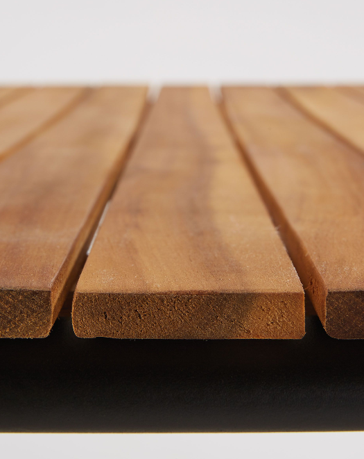 Mesa Sharlott madera maciza de acacia  180x90 cm