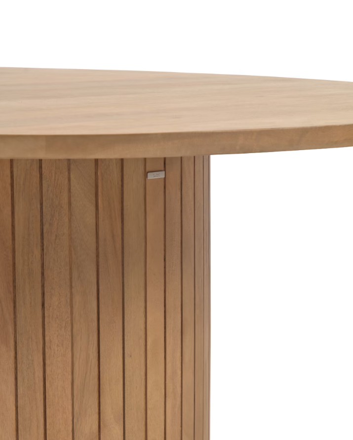 Mesa de comedor London madera maciza de mango 120cm