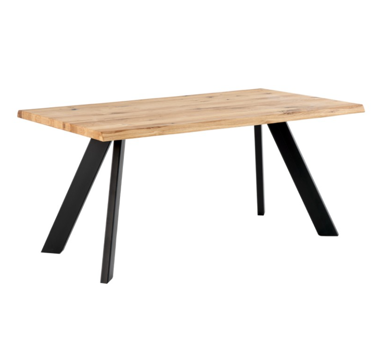 Mesa de comedor Lucia madera roble negro 200cm