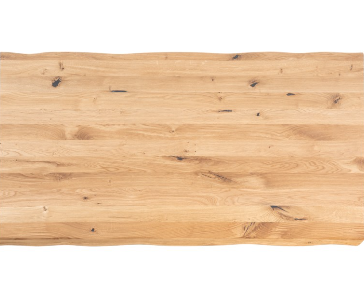 Mesa de comedor Lucia madera roble blanco 140 cm