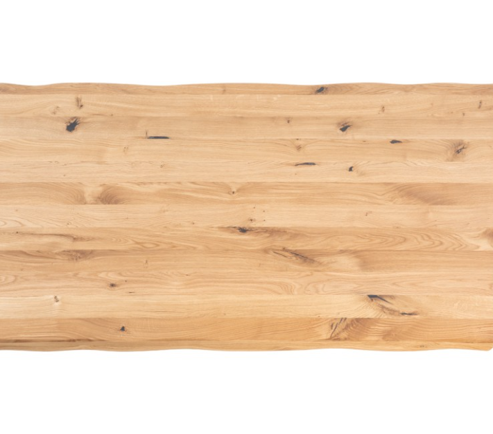 Mesa de comedor Lucia madera roble negro 160 cm