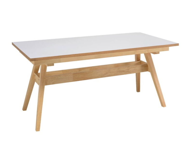 Mesa de comedor Abbie madera de roble 150x90 cm