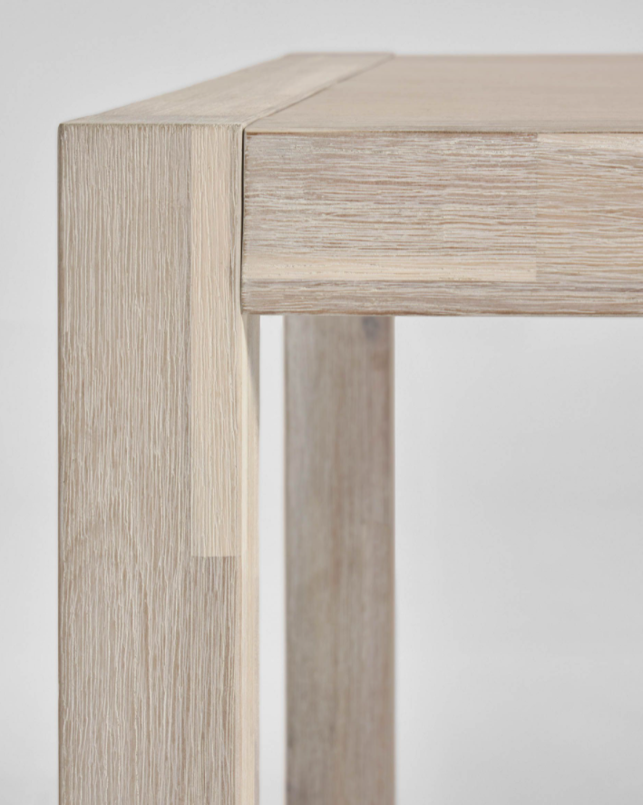 Mesa de comedor Tristan madera maciza 160x90 cm