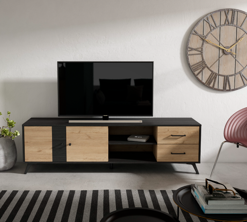 Mueble TV Bocami bocamina natural 180x40cm
