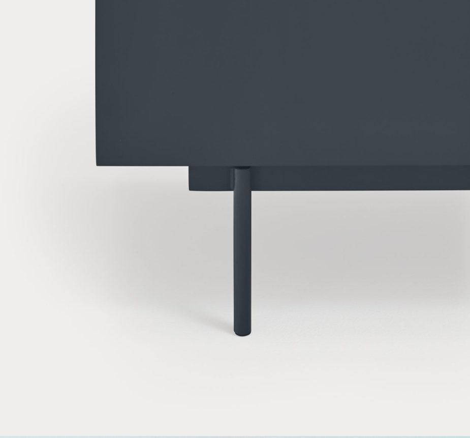 Mueble TV OTTO gris antracita roble 180x40cm