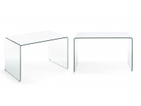 Mesa escritorio cristal templado 125x70