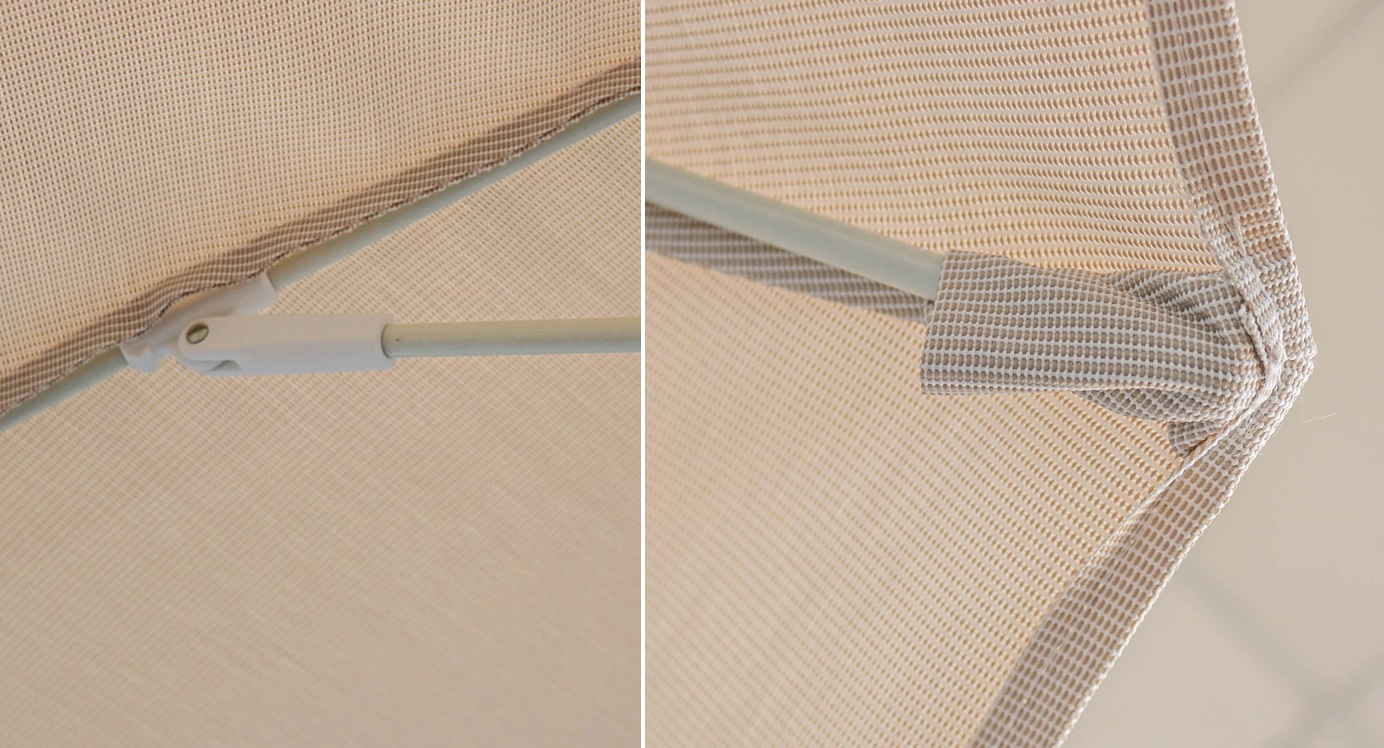 Parasol aquatex aluminio lona textinele 200 cm