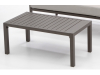 Set sofas de terraza Alboran aluminio marron