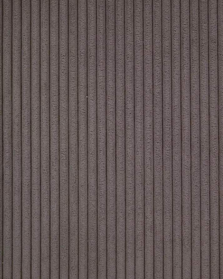 Silla Corsica pana gruesa gris y patas de acero negro