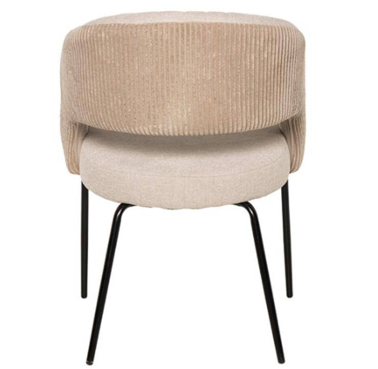 Silla Eleonor tapizado beige