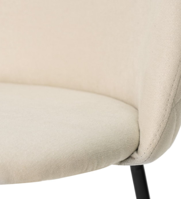 Silla Laila tapizado beige