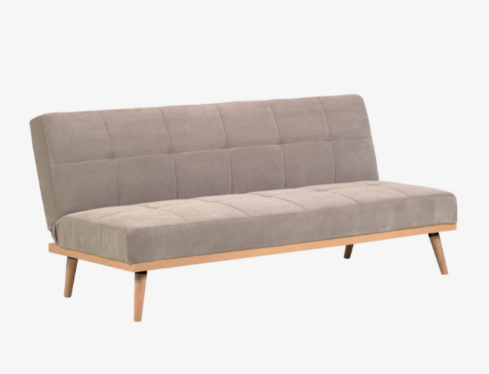 Sofá cama Genova reclinable gris 180cm