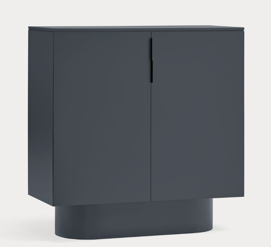 Mueble auxiliar Totem gris antracita 110x45cm