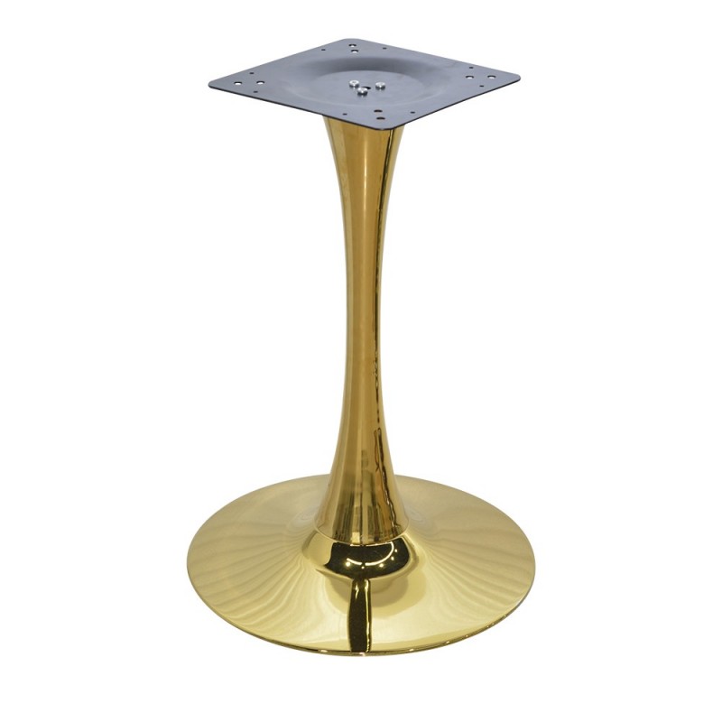 Base de mesa Tulip hierro dorado 70cm