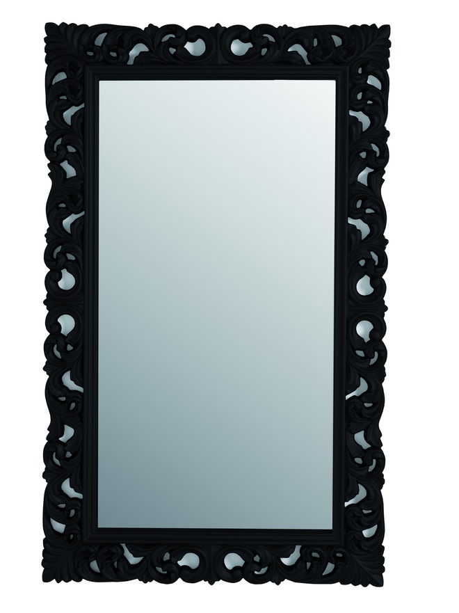 Espejo barroco negro 95x155 cm